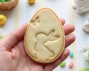 Eggs With Rabbit Butterfly Easter Cookie Cutter Stamp, Easter Day Gifts, Butterfly Cutter, Easter Baking, Bunny Clay Cutter, Fondant Cutter