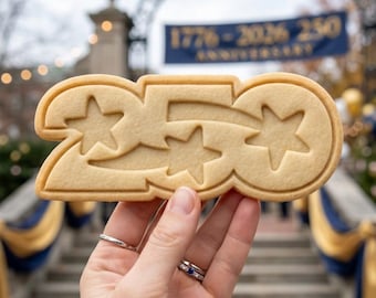 Cortador de galletas y sello de estrellas del 250 aniversario, sello para galletas de celebración del 4 de julio de 2026, cortador de galletas del Día de la Independencia de EE. UU.