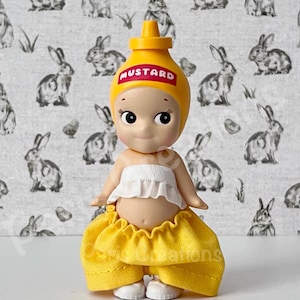 Sonny Angel Clothes | Solid Color Series | Handmade | Doll Outfit | Doll Clothes | Doll Tops | Doll Pants | Top & Bottom Set