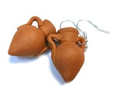 Jar Earrings Amphora Vase Vessel Jug Miniblings Rome Roman Pottery Clay