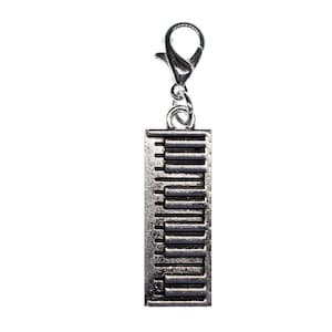 Piano Keyboard Charm Pendant Bracelet Wristlet Music Musician Instrument