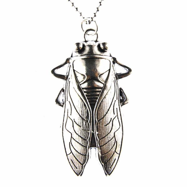 Cockroach Necklace Miniblings 80Cm Cicada Cricket Insect Beetle