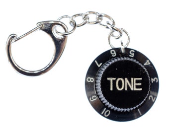 Llavero de control de guitarra Tone Poti Miniblings Llavero Músico