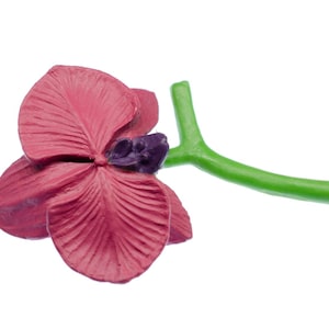 Orchid Brooch Miniblings Brooch Pin Badge Button K Flower Spring Hard 50 Mm