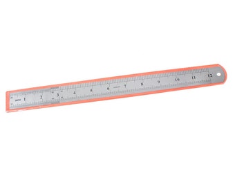 Steel Ruler School Office 30Cm Metal Drawing Measuring 1 Pieces New