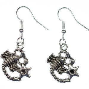 Scorpio Star Earrings Miniblings Scorpion Sign Astrological Constellation