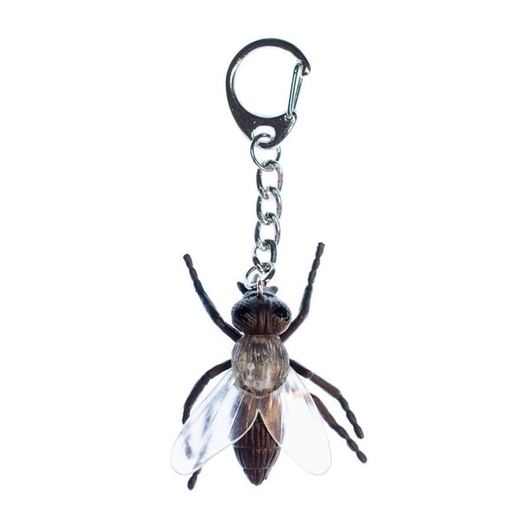 mouche Porte-cle Porte-cles pendentif Miniblings bague cle insecte volant ant