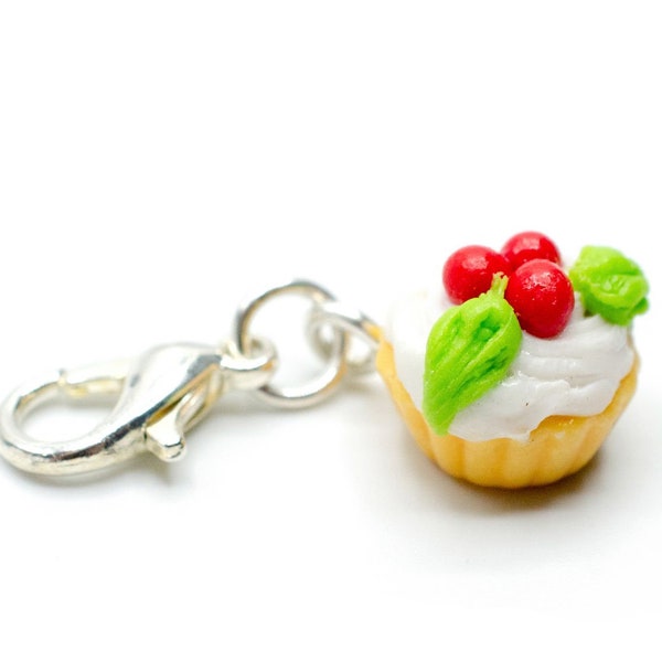 Charm Muffin Cupcake tartelettes cerises tarte Miniblings rouge Kawaii