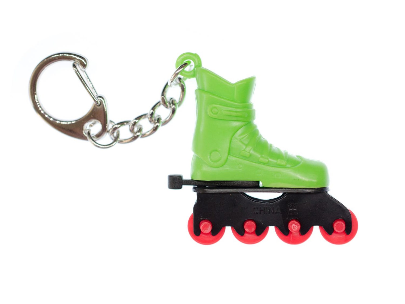Roller Skate Key Ring Miniblings Green Inline Skates Roller Etsy