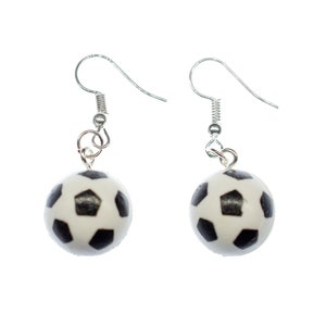 Football Soccer Earrings Miniblings World Cup Ball Kicking Bolts Gate Em
