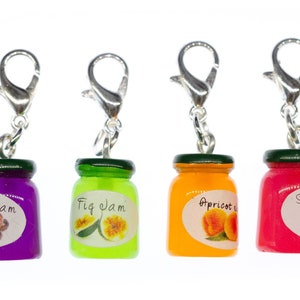 Marmeladenglas Charm Anhänger Bettelanhänger Miniblings Marmelade bunt Konfitüre
