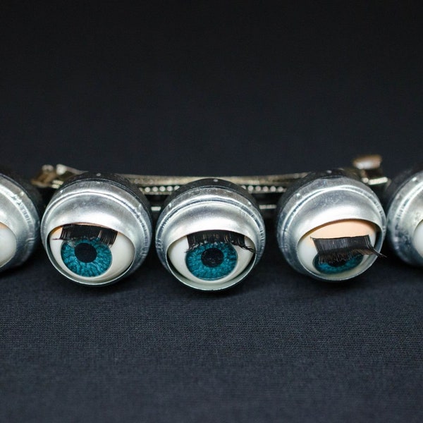 Eye Hair Clip Miniblings Halloween Dolls Eyes Moving Creepy Doll Human Anatomy