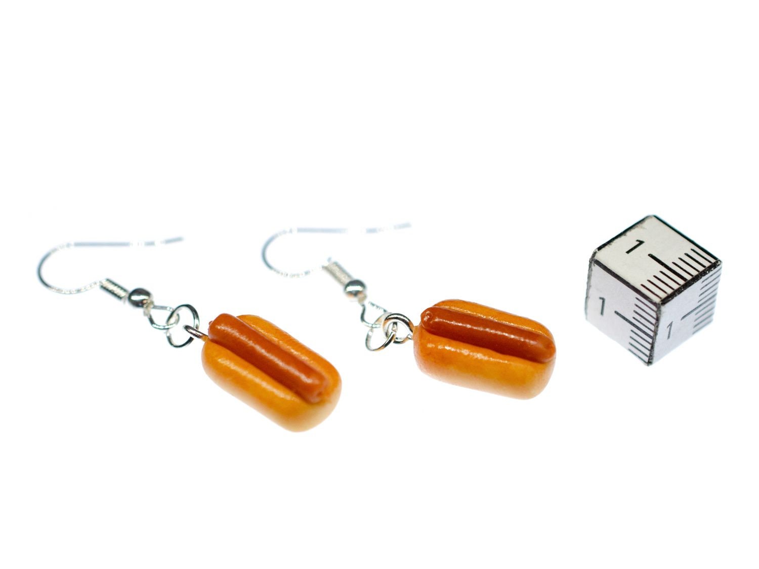 Orecchini Hotdog In Miniatura: Gioielli In Pasta Polimerica Con Cibo Spazzatura - Italia - Foto 8