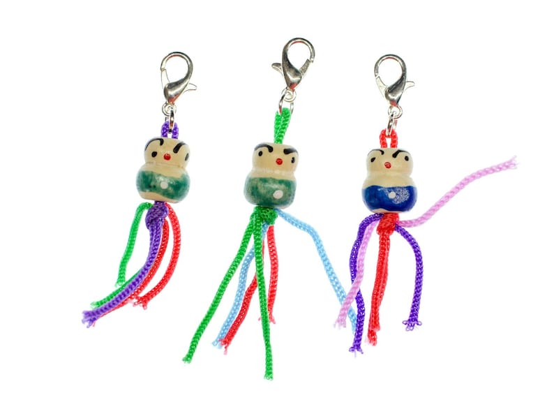 Finally popular brand Set Of 3 Good New arrival Luck Puppet s Dolly Miniblings Pendant Charm