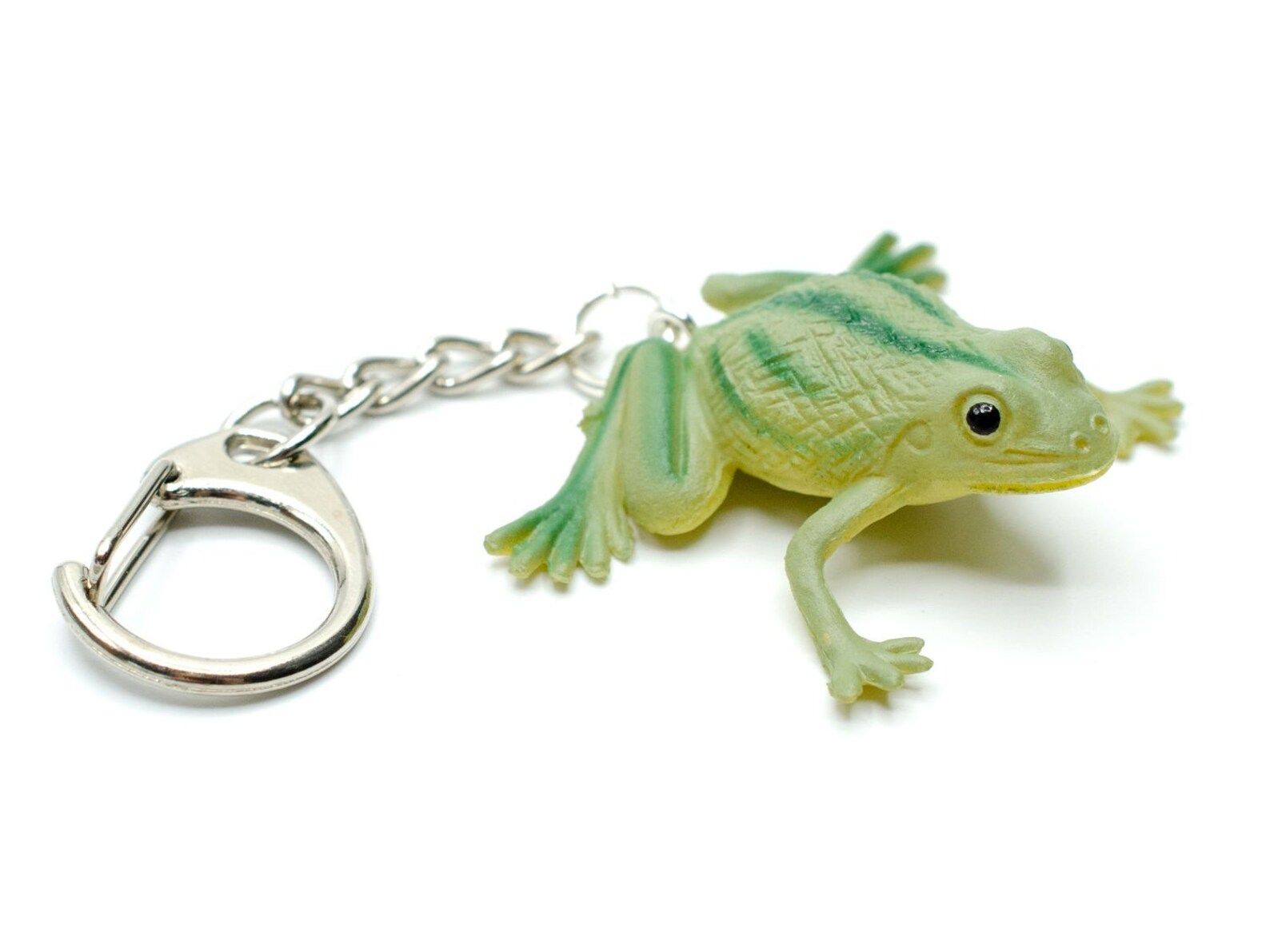Frog Key Ring Chain Miniblings Frogs 32mm Key Ring Chain Green Etsy UK