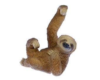 Sloth Brooch Miniblings Pin Badge Button Sloths Mammal Exotic Jungle Brown