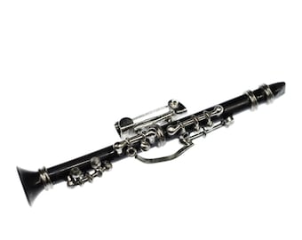 Clarinet Brooch Miniblings Pin Music Orchestra Band Badge Button Badge + Box