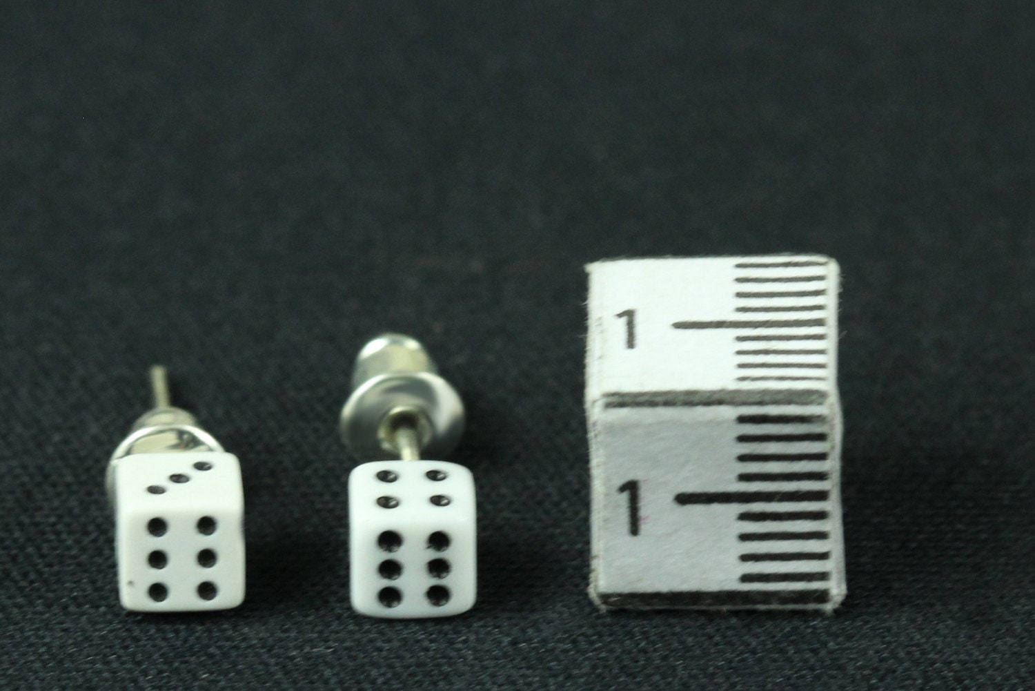 Dice Earrings Ear Studs Earstuds Miniblings Casino Board Game Etsy
