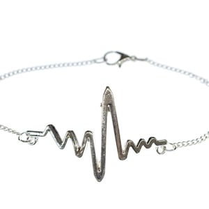 Lifelines Bracelet Wristlet Miniblings Frequency Heartbeat Medical Doctor