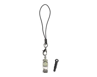 Skateboard Mobile Cell Phone Charm Pendant CelLPhone Longboard Miniblings Silver