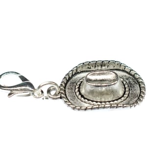 Cowboy Charm Pendant For Bracelet Wristlet Miniblings Western Hat Sheriff