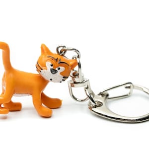 Azrael tomcat Cat Keyring Miniblings  pendant key charin Smurfs Gargamel