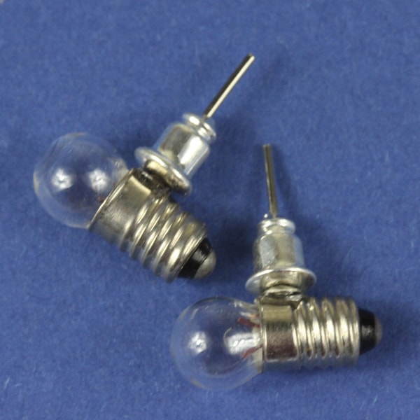 Glühbirne Ohrstecker Miniblings Stecker Ohrringe Birne Lampe Technik winzig