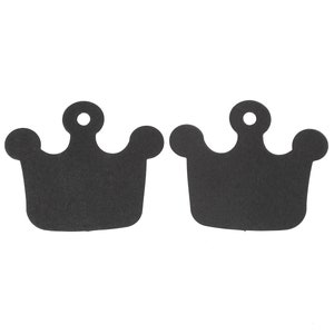 50 etiquettes de cadeau etiquette plaque cadeau Miniblings couronne noir