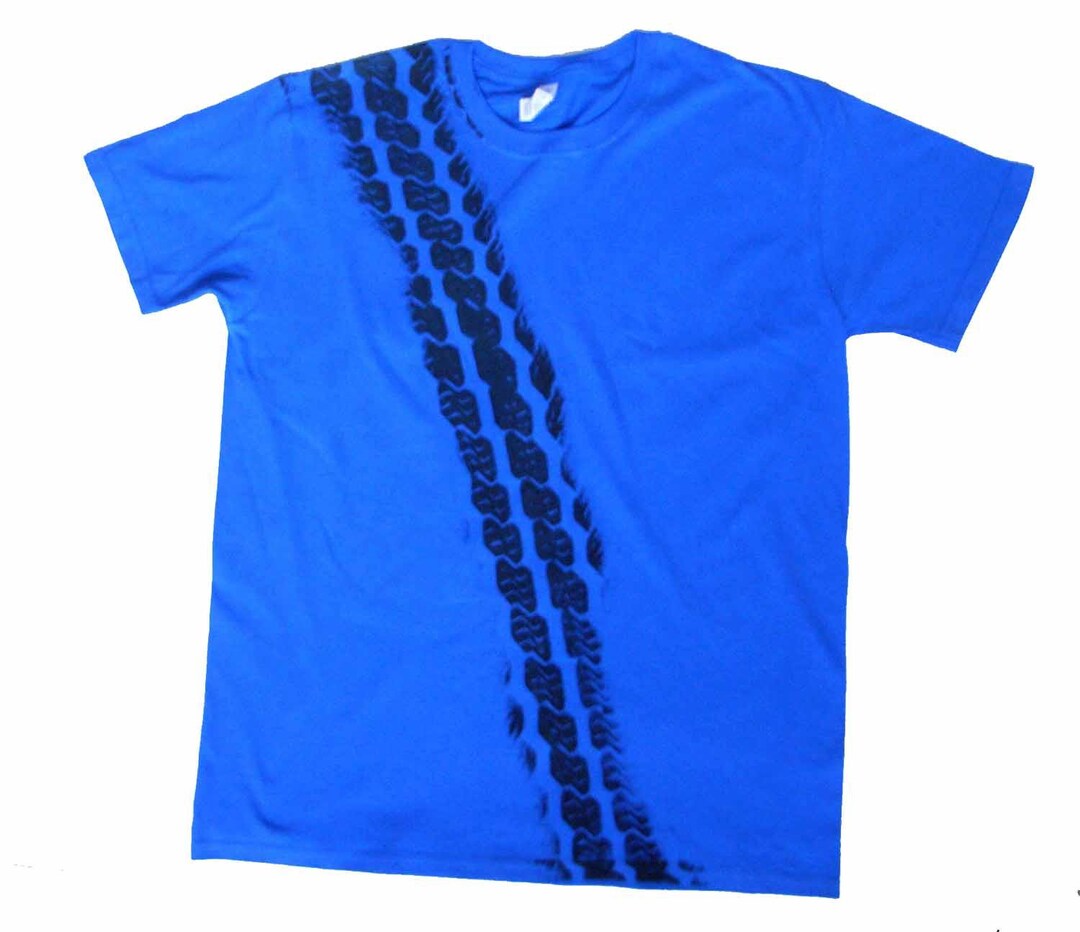 Tire Mark Tire Track Tshirt Tshirt Road Print Men Brakes Etsy
