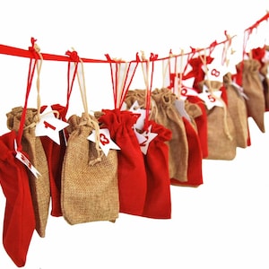 Miniblings * Advent Calender 25 Pieces Jewelry Bags Adventskalender Christmas