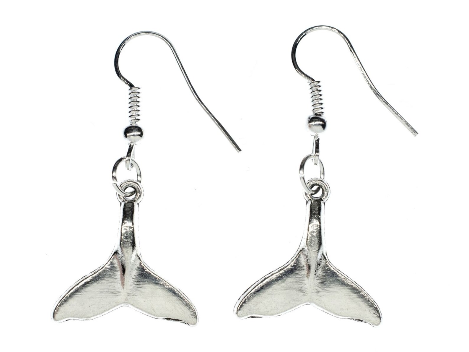 Whale Fin Earrings Miniblings Hangers Flapper Mammal Sea Ocean - Etsy
