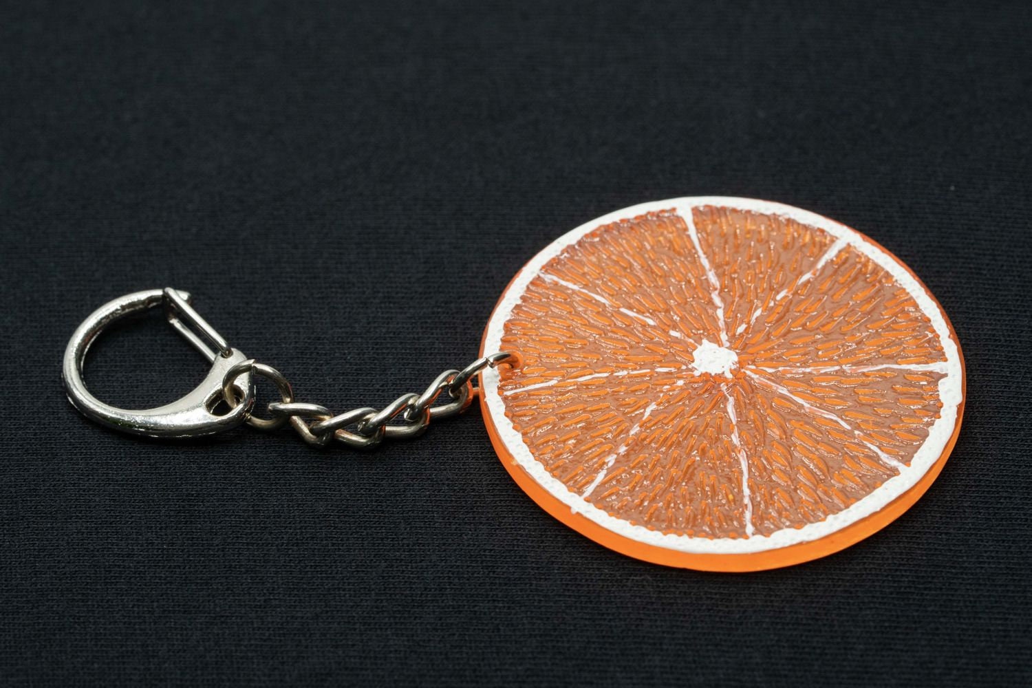 Orange Slice Key Chain Miniblings Key Ring Orange Fruit Fruit Pane - Etsy