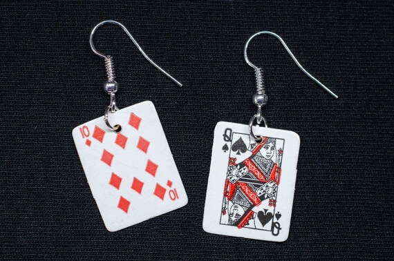 Buy Playing Cards Earrings Double Sided Earrings Jack of Hearts Online in India Etsy #4 Buy Playing Cards Earrings Double Sided Earrings Jack of Hearts Online in India Etsy