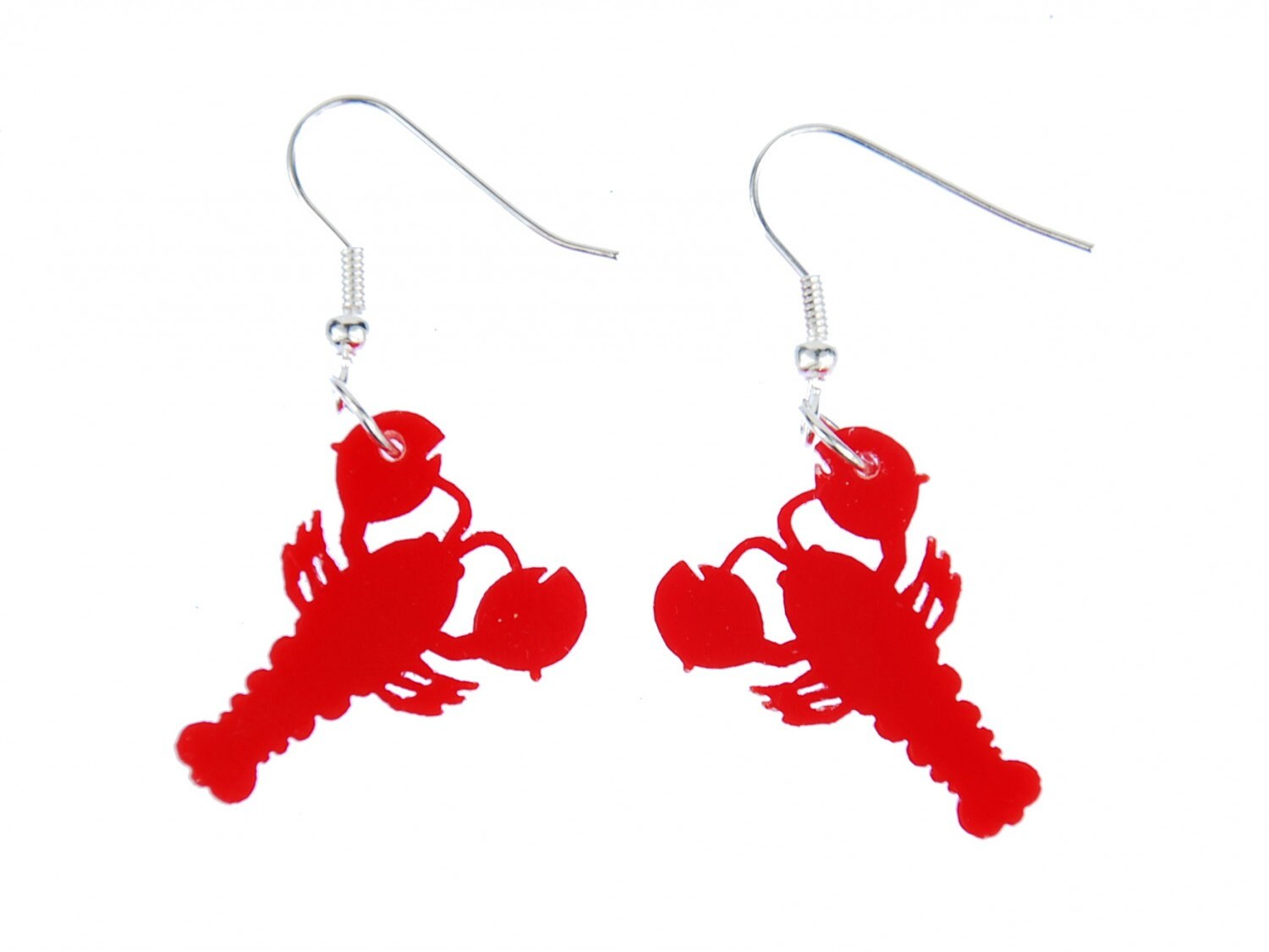 Lobster Acrylic Earrings Miniblings Cancer Sea Ocean Cooking Cook Red