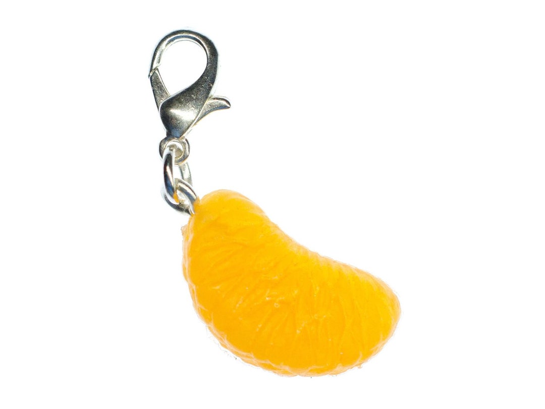 Bananen-Anhänger Aus Kunststoff – 27 Mm, Mit Karabiner, Für Bettelarmbänder & Reißverschlüsse