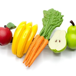 Fruit Vegetable Barrette Miniblings Hair Clip Apple Banana Carrot Pear XL