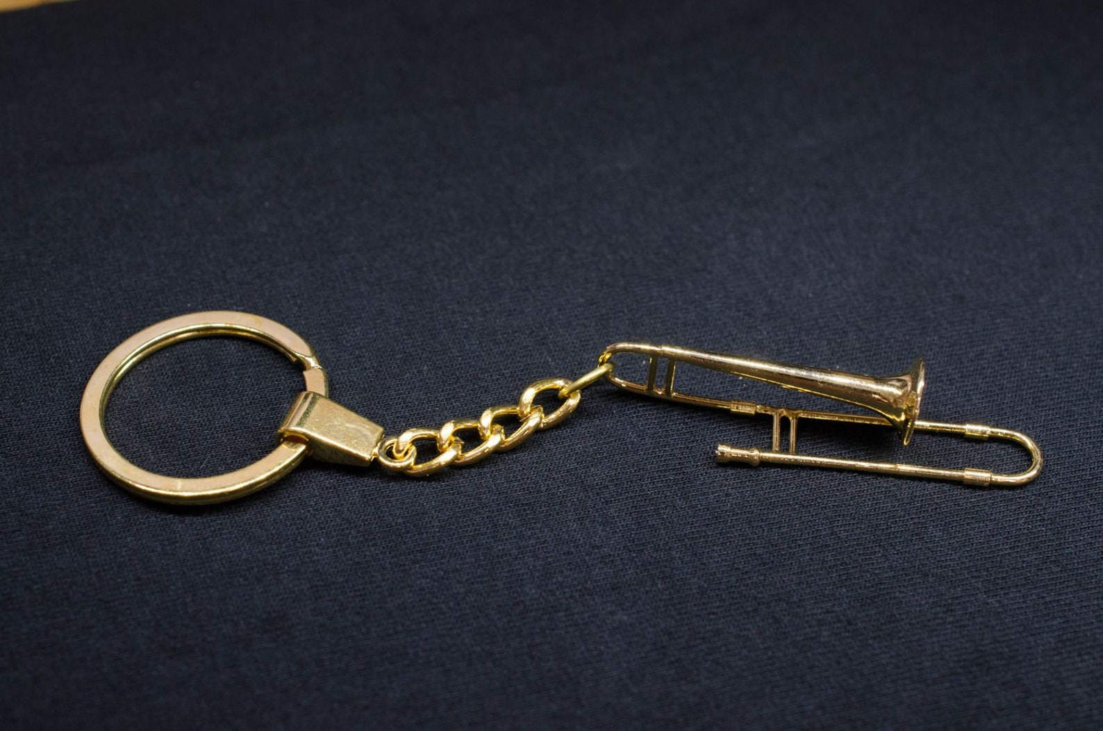 Trombone Key Ring Miniblings Pendant Box Musicians Plated Etsy