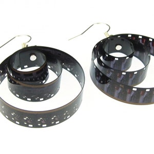 Super 8 Film Strip Earrings Miniblings Movie Cinema Super8 Creoles