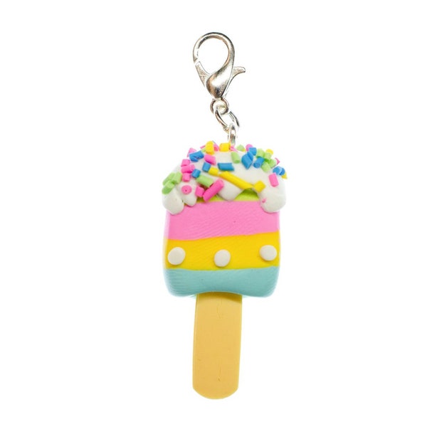 Ice sucettes colorees Charm Tirette porte-cle pendentif Miniblings fruits