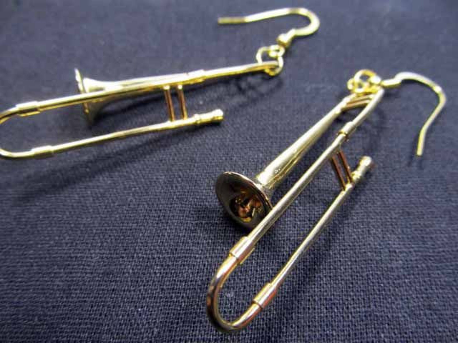 Trombones Earrings Trombone Trombonist Miniblings Orchestra Etsy