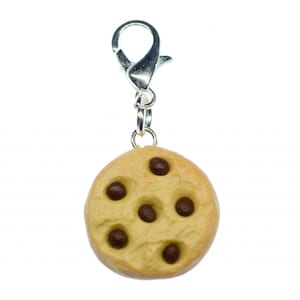 Biscuit Round Chocolate Chips Charm Pendant Miniblings Cookie Handmade