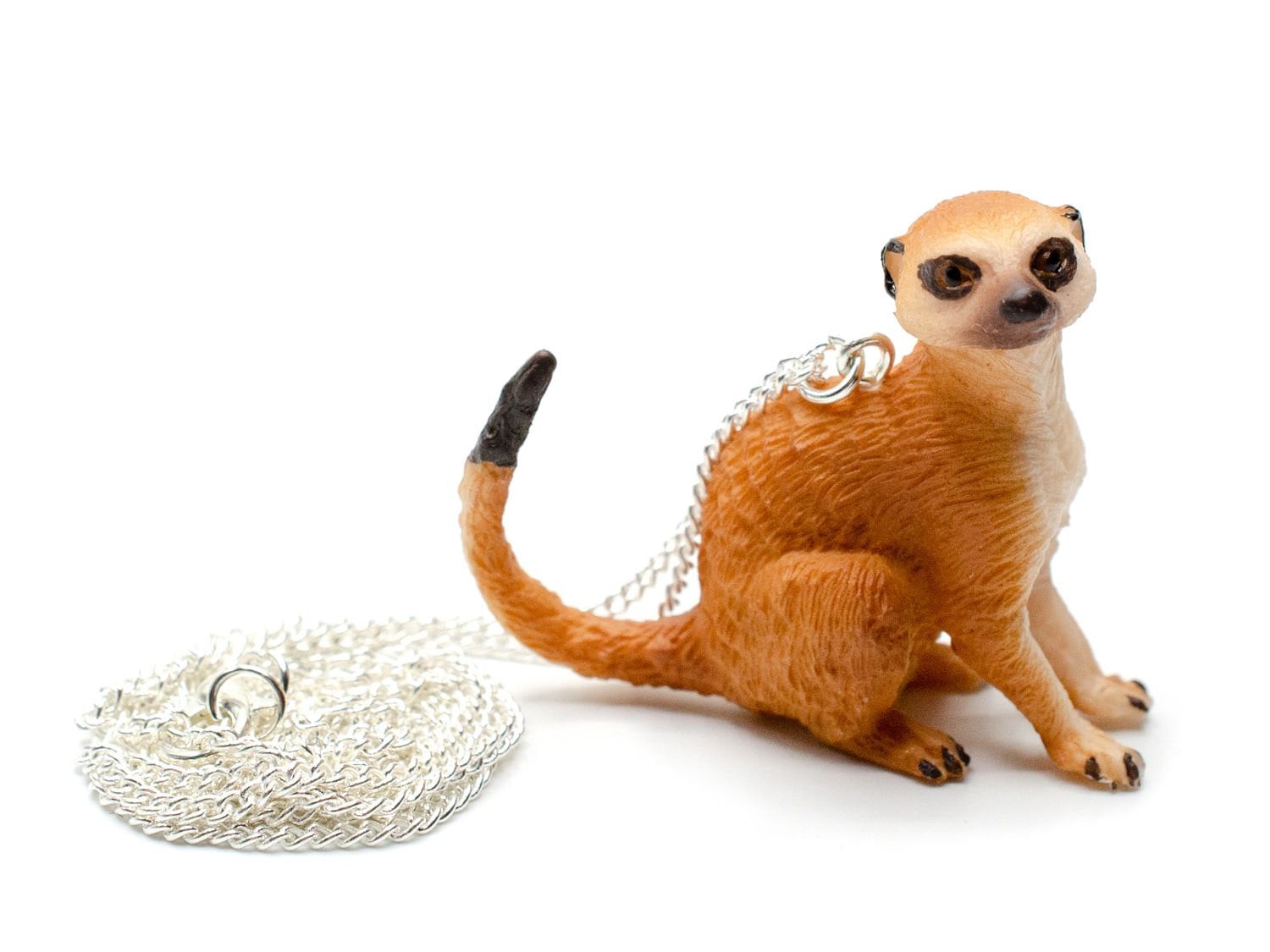 Miniblings L Nos Collar Dede 80 Cm De Cadena Impresas Animales Dede Africa Safari - Joyería Hecha A Mano - Cadena De Esbones