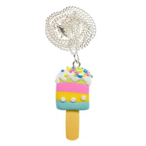 Popsicle Ice Cream Necklace Miniblings 45Cm Water Summer Colorful Sweets Beach
