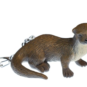 Otter Key Ring Chain Keychain Miniblings Sea Otters Rubber S Animal 7Cm