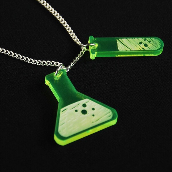 Test Tube Necklace Etsy