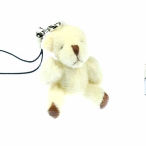 Ours en peluche mobile Deco Miniblings en peluche blanc ours image 4