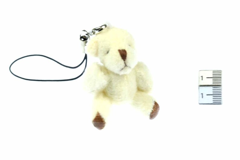 Ours en peluche mobile Deco Miniblings en peluche blanc ours image 4