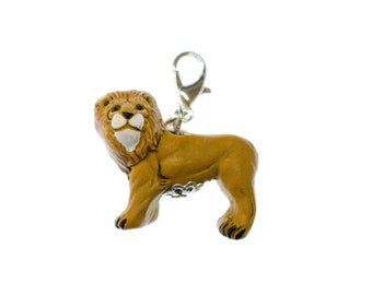 Löwe Charm Anhänger Miniblings Bettelarmband Charms Afrika Keramik Sternzeichen