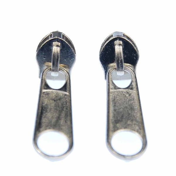 Zipper Earrings Etsy