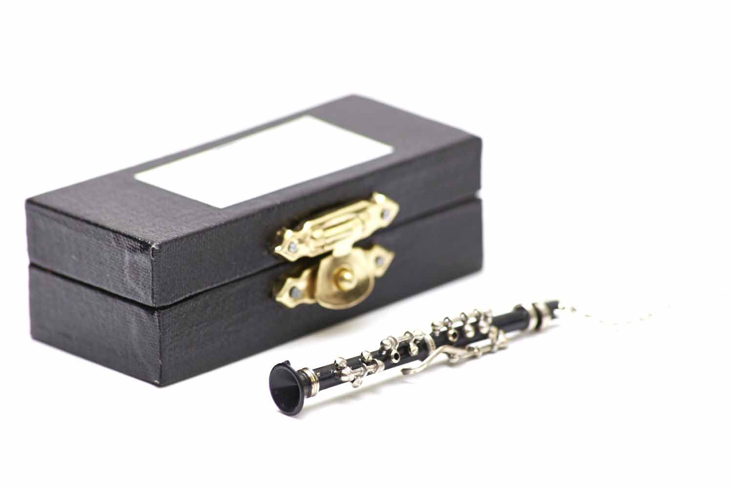 Orecchini A Clarinetto In Scatola Legno – Miniblings – Gioielli Moda Per Musicisti